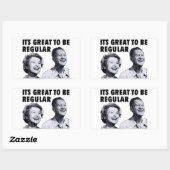 Sticker Rectangulaire Gens ordinaires (Feuille)