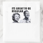 Sticker Rectangulaire Gens ordinaires (Sac)