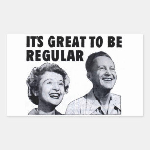 Sticker Rectangulaire Gens ordinaires