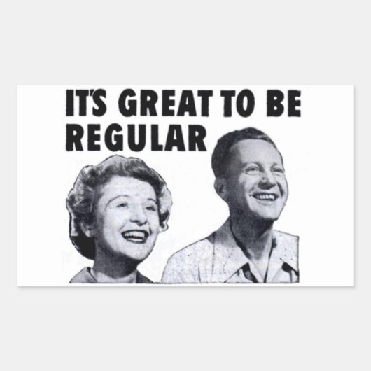 Sticker Rectangulaire Gens ordinaires (Devant)