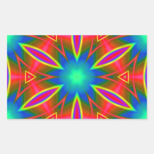 Sticker Rectangulaire géométrique 160614 (01) (Devant)