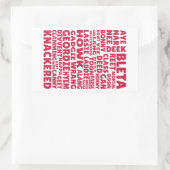 Sticker Rectangulaire Geordie slang (Sac)