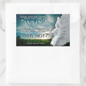 Sticker Rectangulaire George Bernard Shaw Citation Inspirationnelle "Pou (Sac)