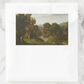 Sticker Rectangulaire George Inness - L'Ancien Moulin (Sac)