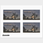 Sticker Rectangulaire George Reeves Citation Inspirationnelle "Vous pouv (Feuille)