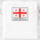 Sticker Rectangulaire Géorgie (Sac)