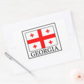 Sticker Rectangulaire Géorgie (Enveloppe)