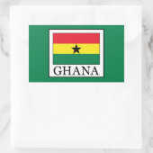 Sticker Rectangulaire Ghana (Sac)