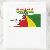 Sticker Rectangulaire Ghana (Sac)