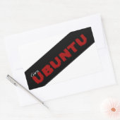 Sticker Rectangulaire "Gira Ubuntu" philosophie africaine (Enveloppe)