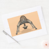 Sticker Rectangulaire Girafe flexible (Enveloppe)
