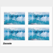 Sticker Rectangulaire Glace en Antarctique (Feuille)