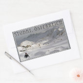 Sticker Rectangulaire Glacier de Stubai (Enveloppe)