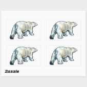 Sticker Rectangulaire Glacier MInt (Feuille)