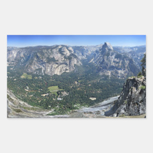 Sticker Rectangulaire Glacier Point Panorama - Vallée de Yosemite