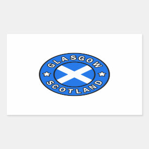 Sticker Rectangulaire Glasgow Écosse