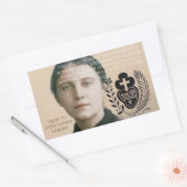 STICKER RECTANGULAIRE GLOIRE DE SAINT GEMMA GALGANI (Enveloppe)