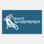 Sticker Rectangulaire Gnar Whisperer VTT (Devant)
