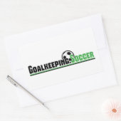 Sticker Rectangulaire Goalkeeper.Sticker de football (Enveloppe)