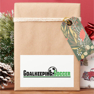 Sticker Rectangulaire Goalkeeper.Sticker de football