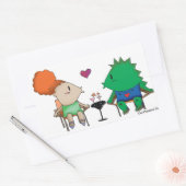 Sticker Rectangulaire Godzilla (Enveloppe)