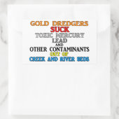 Sticker Rectangulaire Gold Dredgers (Sac)