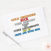 Sticker Rectangulaire Gold Dredgers (Enveloppe)