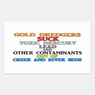 Sticker Rectangulaire Gold Dredgers