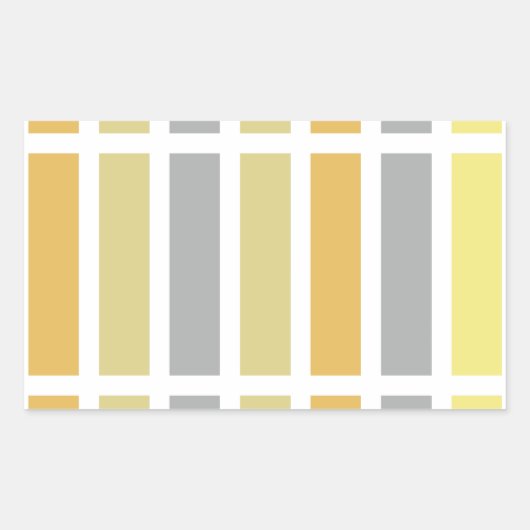 Sticker Rectangulaire Gold Silver Bronze Metal Hues (Devant)