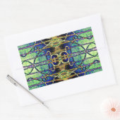 Sticker Rectangulaire Golden Etching (Enveloppe)