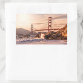 Sticker Rectangulaire Golden Gate Bridge de Baker Beach (Sac)