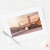 Sticker Rectangulaire Golden Gate Bridge de Baker Beach (Enveloppe)