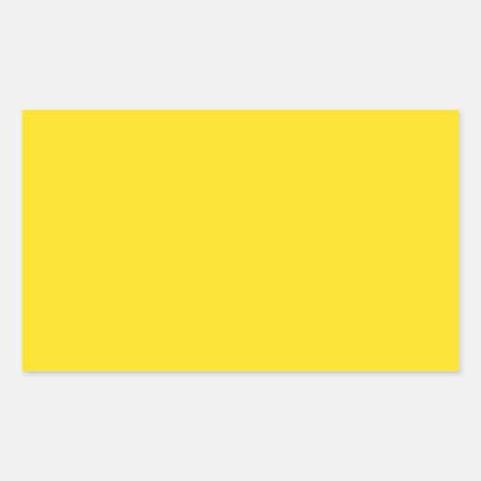 Sticker Rectangulaire Goldenrod jaune (Devant)