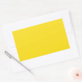 Sticker Rectangulaire Goldenrod jaune (Enveloppe)