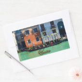 Sticker Rectangulaire gondolier vénitien (Enveloppe)