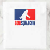 Sticker Rectangulaire Gone Squatching Style Ligue (Sac)