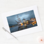 Sticker Rectangulaire Göteborg, Port de Suède (Enveloppe)