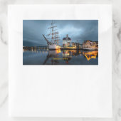 Sticker Rectangulaire Gothenburg, Sweden, scenic port (Sac)