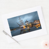 Sticker Rectangulaire Gothenburg, Sweden, scenic port (Enveloppe)