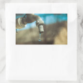 Sticker Rectangulaire Goutte d'eau (Sac)