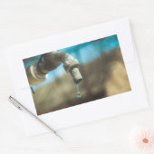 Sticker Rectangulaire Goutte d'eau (Enveloppe)