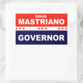 Sticker Rectangulaire Gouverneur de Doug Mastriano en Pennsylvanie (Sac)