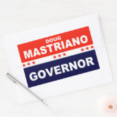 Sticker Rectangulaire Gouverneur de Doug Mastriano en Pennsylvanie (Enveloppe)
