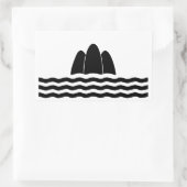 Sticker Rectangulaire Gozo Malte drapeau région île province symbole (Sac)