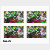 Sticker Rectangulaire Graffiti Brick Wall (Feuille)