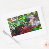 Sticker Rectangulaire Graffiti Brick Wall (Enveloppe)