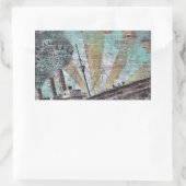 Sticker Rectangulaire Graffiti de bateau (Sac)