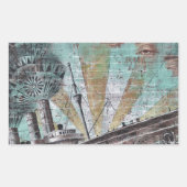 Sticker Rectangulaire Graffiti de bateau (Devant)