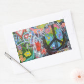 Sticker Rectangulaire Graffiti de Prague (Enveloppe)