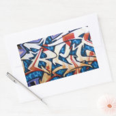 Sticker Rectangulaire Graffiti de rue (Enveloppe)